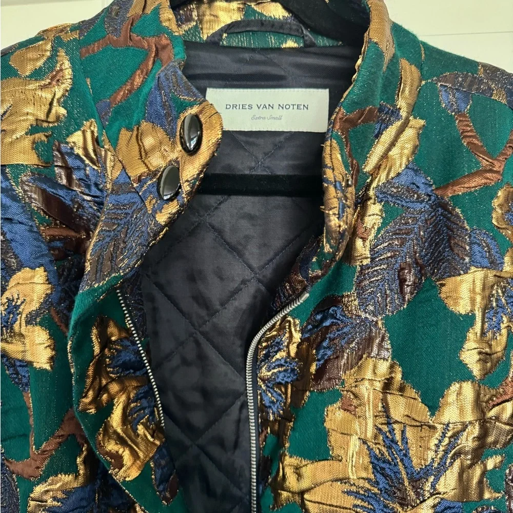 Dries Van NOTEN jacquard jacket in  xs - Picture 2 of 7